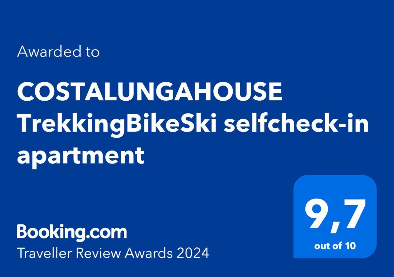Costalungahouse Trekkingbikeski Selfcheck-In Apartment كاريزا آل لاغو المظهر الخارجي الصورة